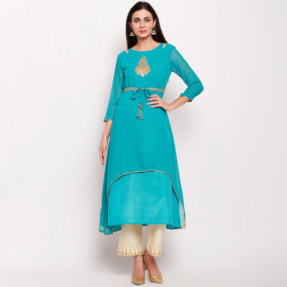 https://trendingfits.com/products/women-teal-embroidered-kurta