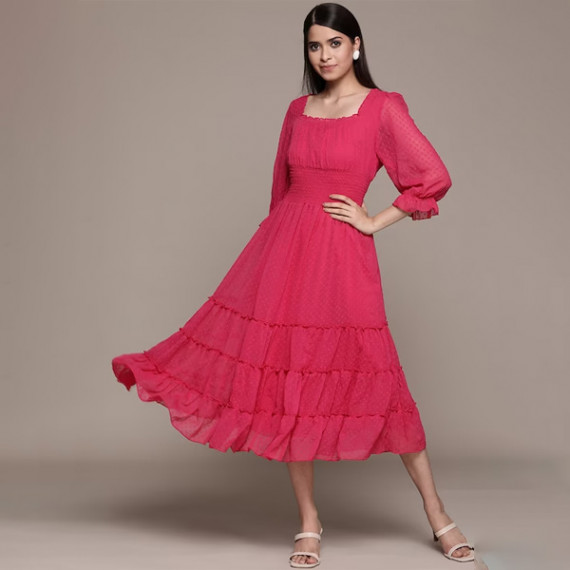 https://trendingfits.com/products/fuchsia-solid-chiffon-smocked-tiered-midi-dress