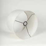 White Solid Handcrafted Bedside Standard Lamp