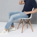 Men Blue Slim Tapered Fit Light Fade Stretchable Jeans