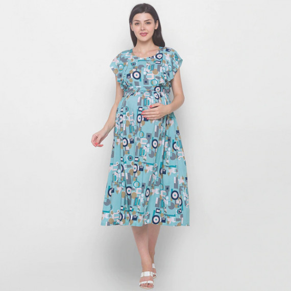 https://trendingfits.com/products/blue-floral-maternity-midi-dress