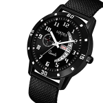 Matrix Day & Date Display Analog Wrist Watch for Men & Boys